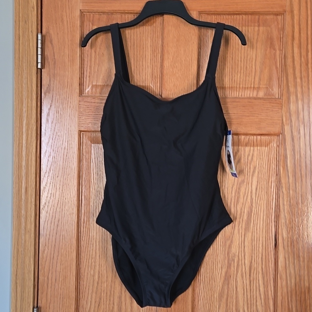 Hurley NWT Black Women's One Piece Swimsuit